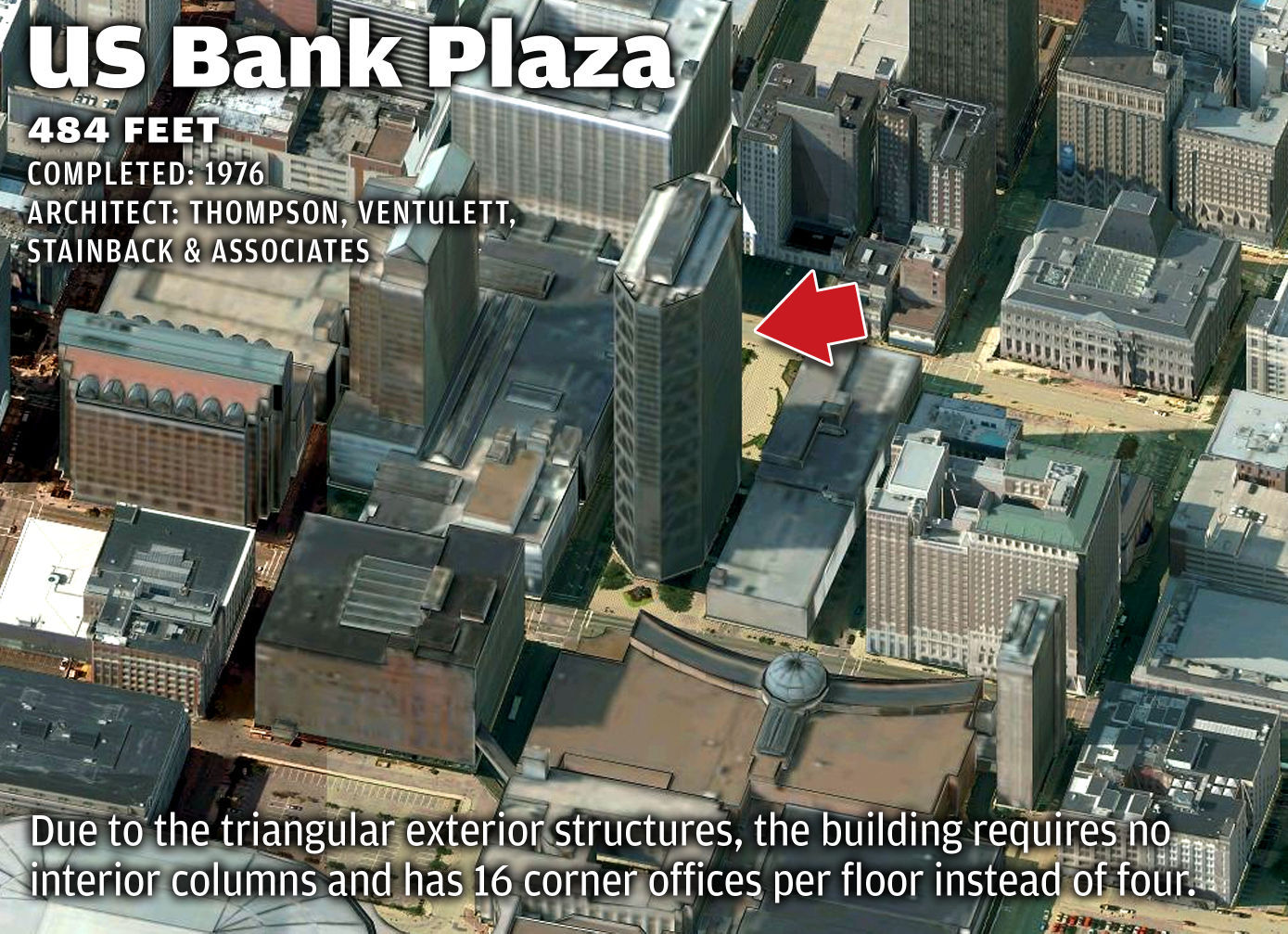 St. Louis' Tallest Buildings - US Bank Plaza
